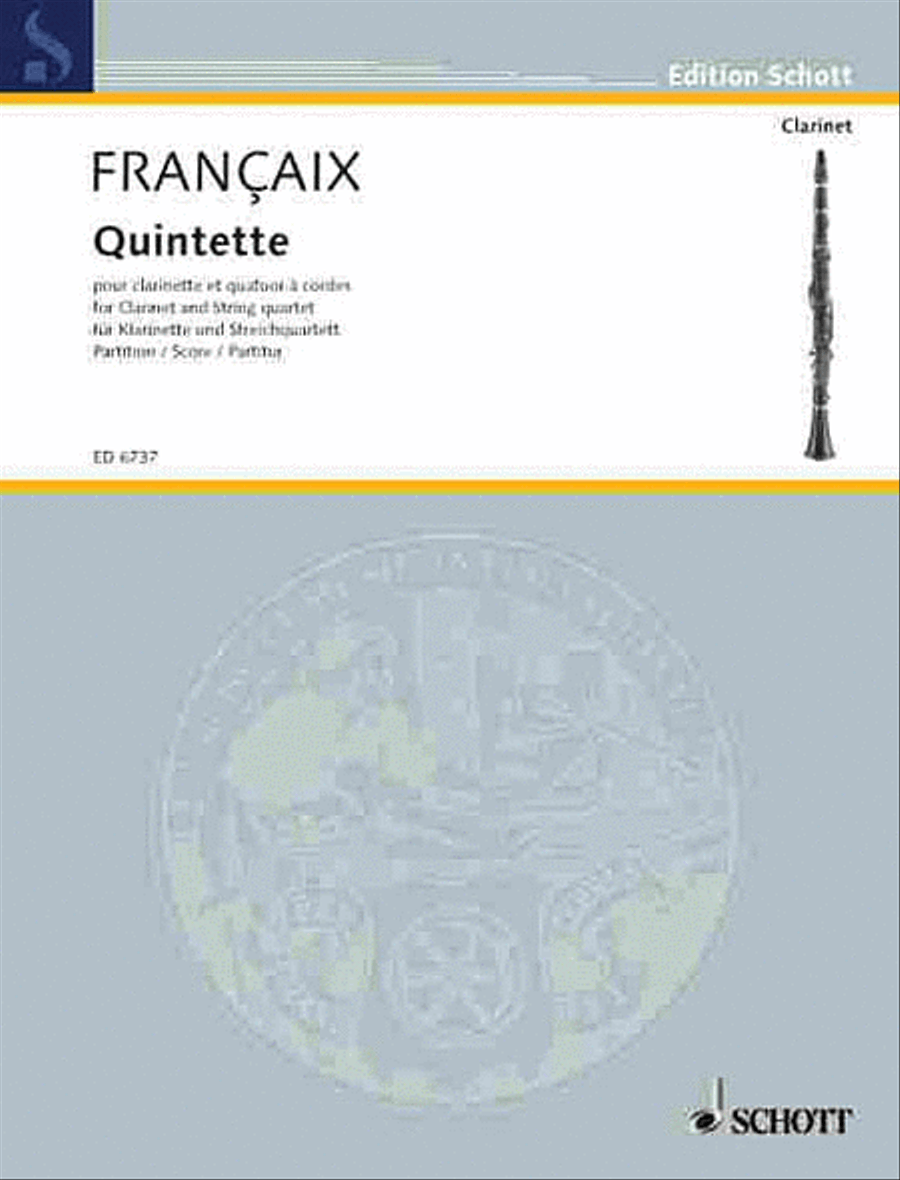 Quintet Clarinet scores gallery preview page 1