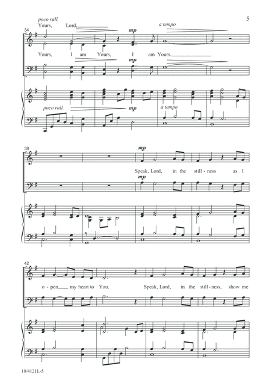 When You Call 4-Part scores gallery preview page 6