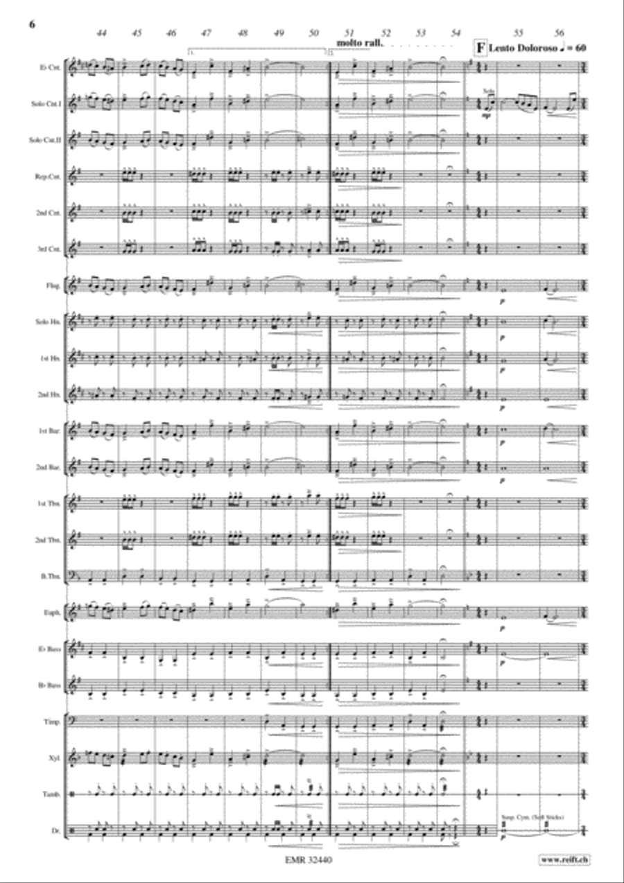 Geh Ikh Mir Shpatsirn Brass Band scores gallery preview page 7