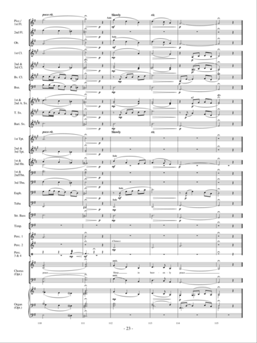 Merry Christmas, Everyone! Concert Band scores gallery preview page 22