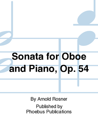 Sonata for Oboe and Piano, Op. 54