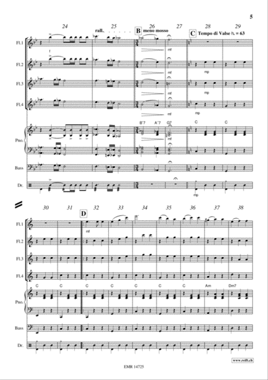 Movie Sequences Movie Sequences Flute scores gallery preview page 5