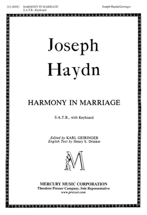 Book cover for Harmony in Marriage
