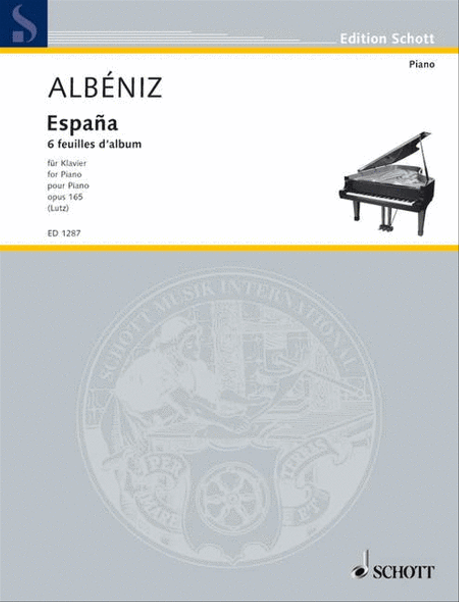 España Piano Solo scores gallery preview page 1
