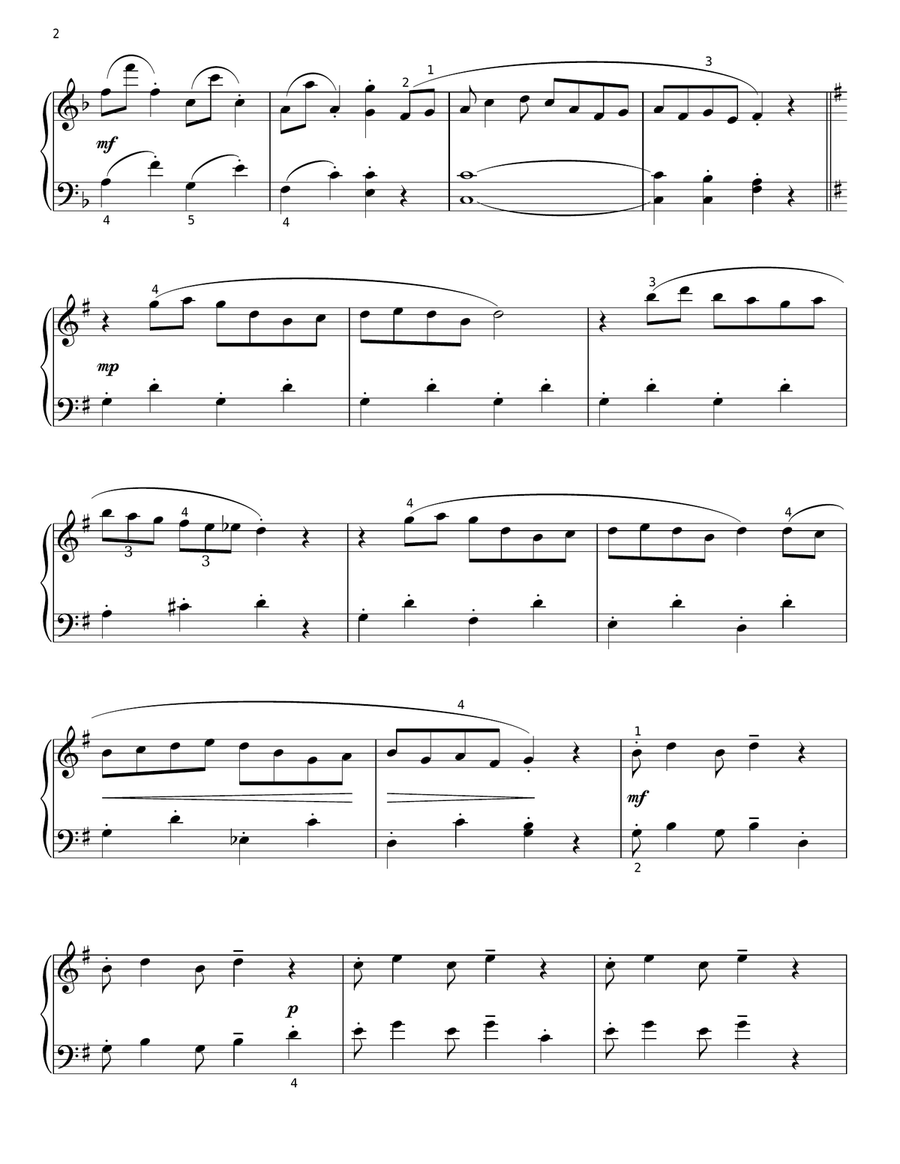Turkey In The Straw (arr. Phillip Keveren) Piano Solo scores gallery preview page 2