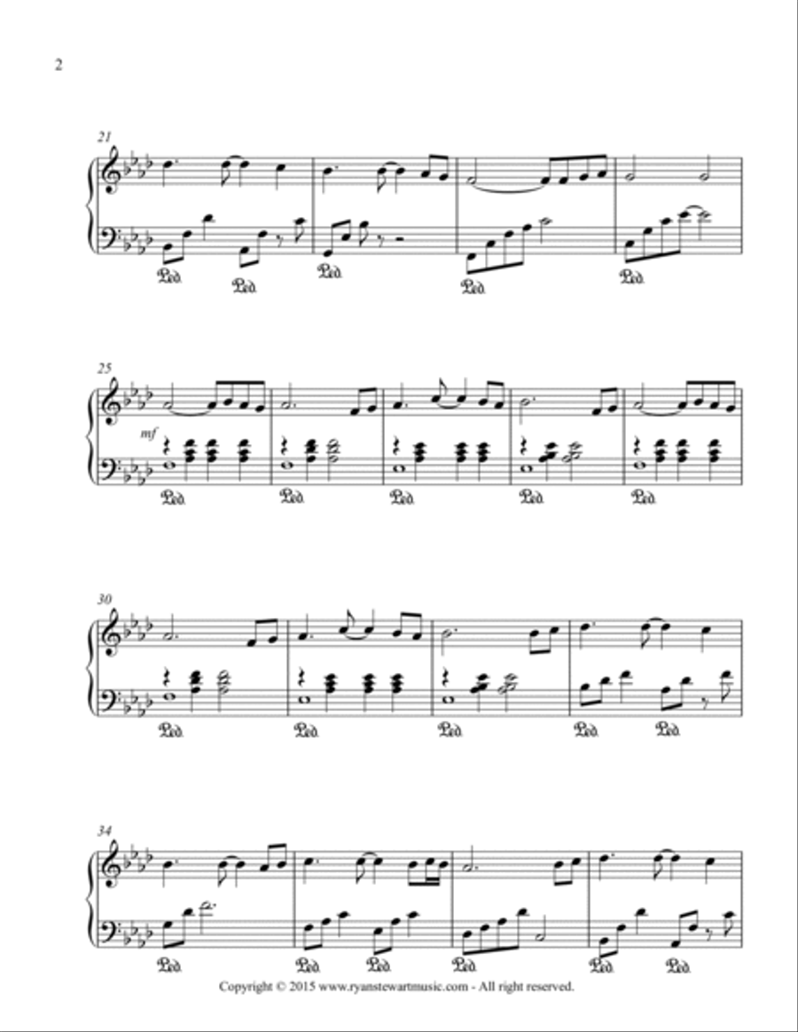 Memories (Solo Piano) Memories (Solo Piano) Piano Solo scores gallery preview page 2