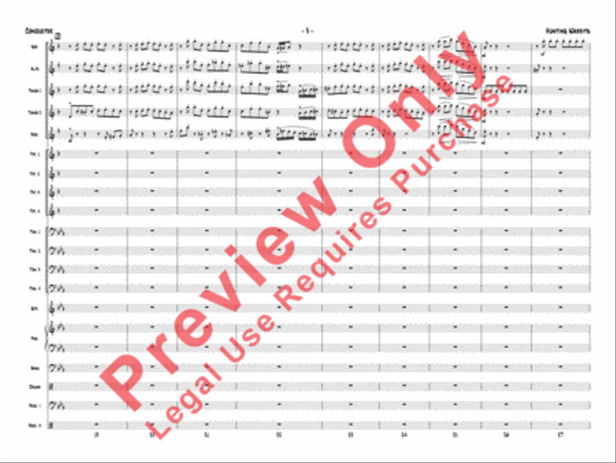 Hunting Wabbits Jazz Ensemble scores gallery preview page 6