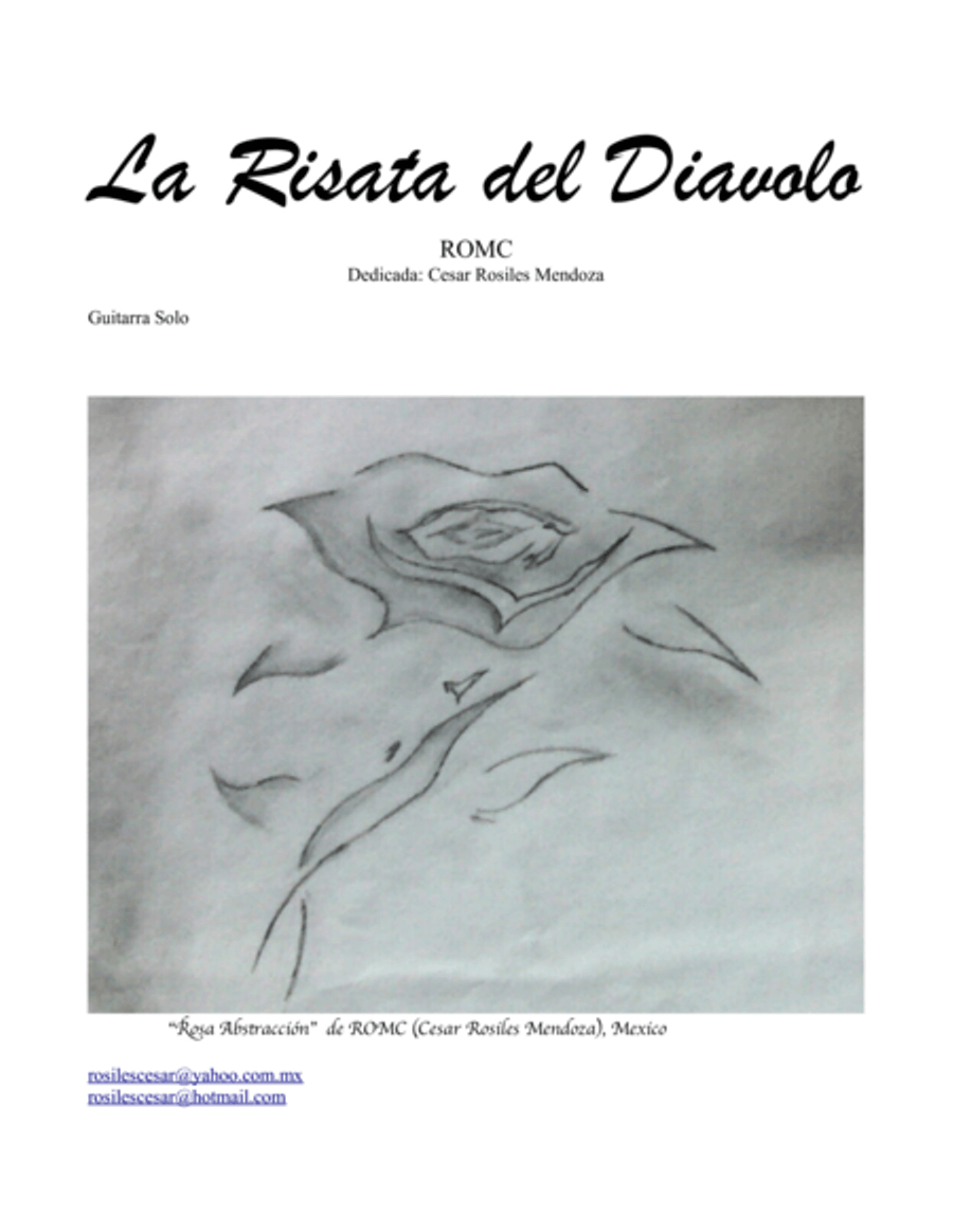 La Risata Del Diavolo (La Risa del Diablo) Classical Guitar scores gallery preview page 1