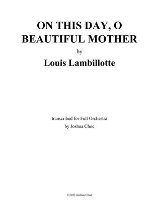 Book cover for On This Day, O Beautiful Mother