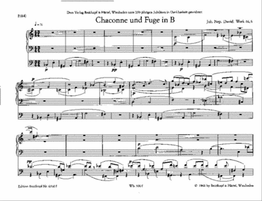 12 Organ Fugues through all the Keys Werk 66 Organ scores gallery preview page 2