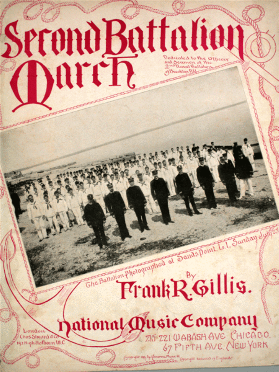Second Battalion March Piano Solo scores gallery preview page 1