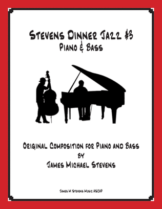 Book cover for Stevens Dinner Jazz Piano and Bass #3