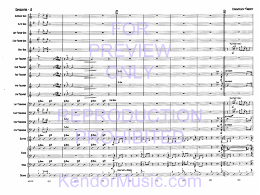 Conspiracy Theory Jazz Ensemble scores gallery preview page 14