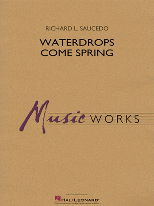 Book cover for Waterdrops Come Spring