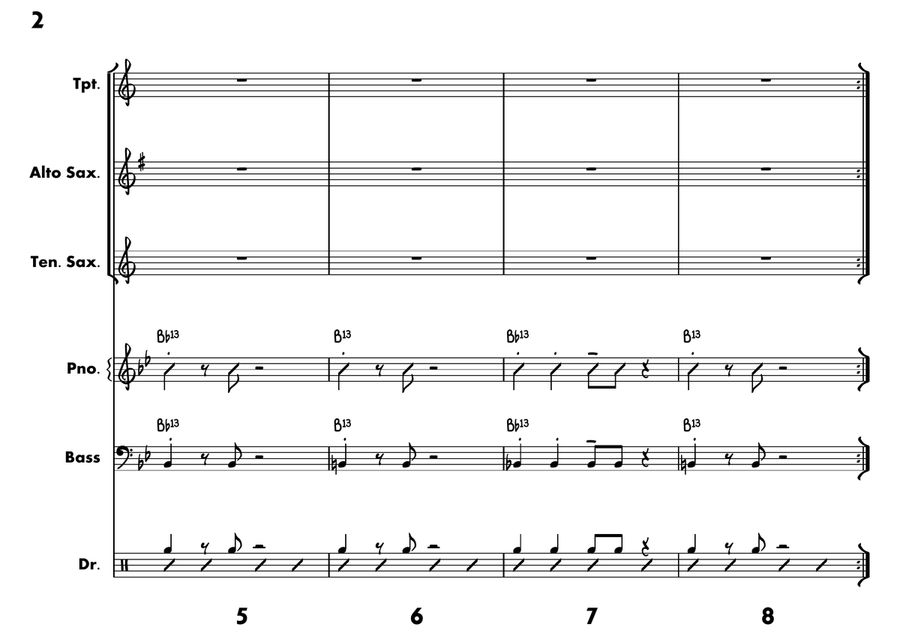 Ping Pong Jazz Ensemble scores gallery preview page 2