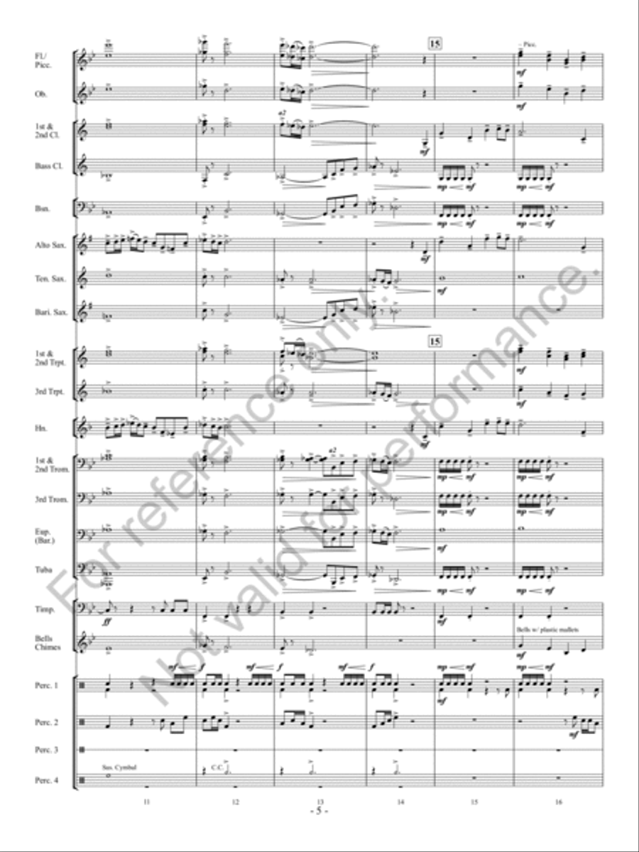 Jubilee 150 Concert Band scores gallery preview page 6
