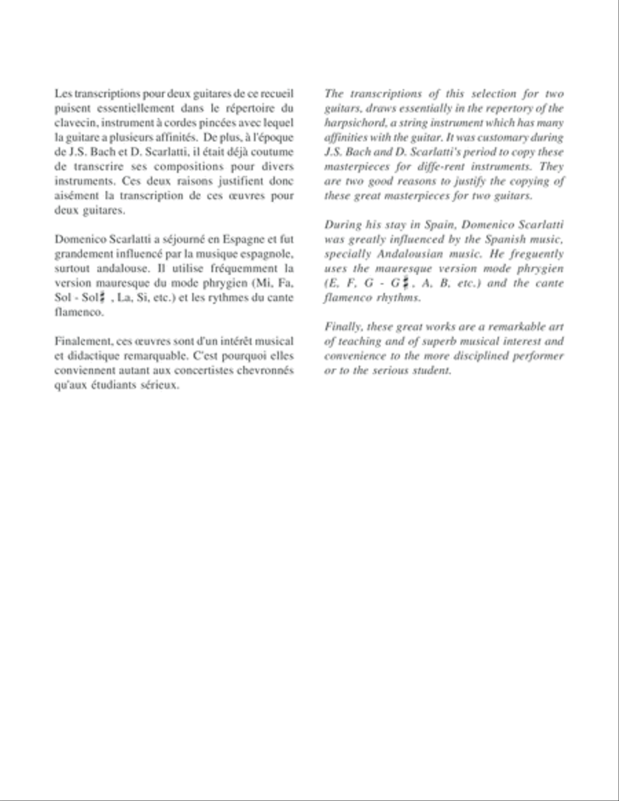 Musique baroque pour deux guitares Classical Guitar scores gallery preview page 2