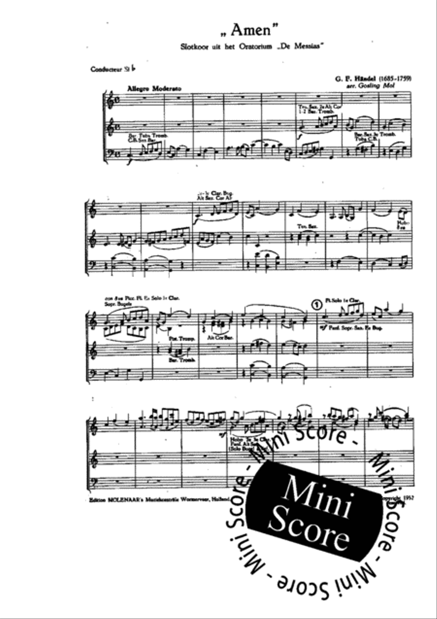Amen Concert Band scores gallery preview page 4