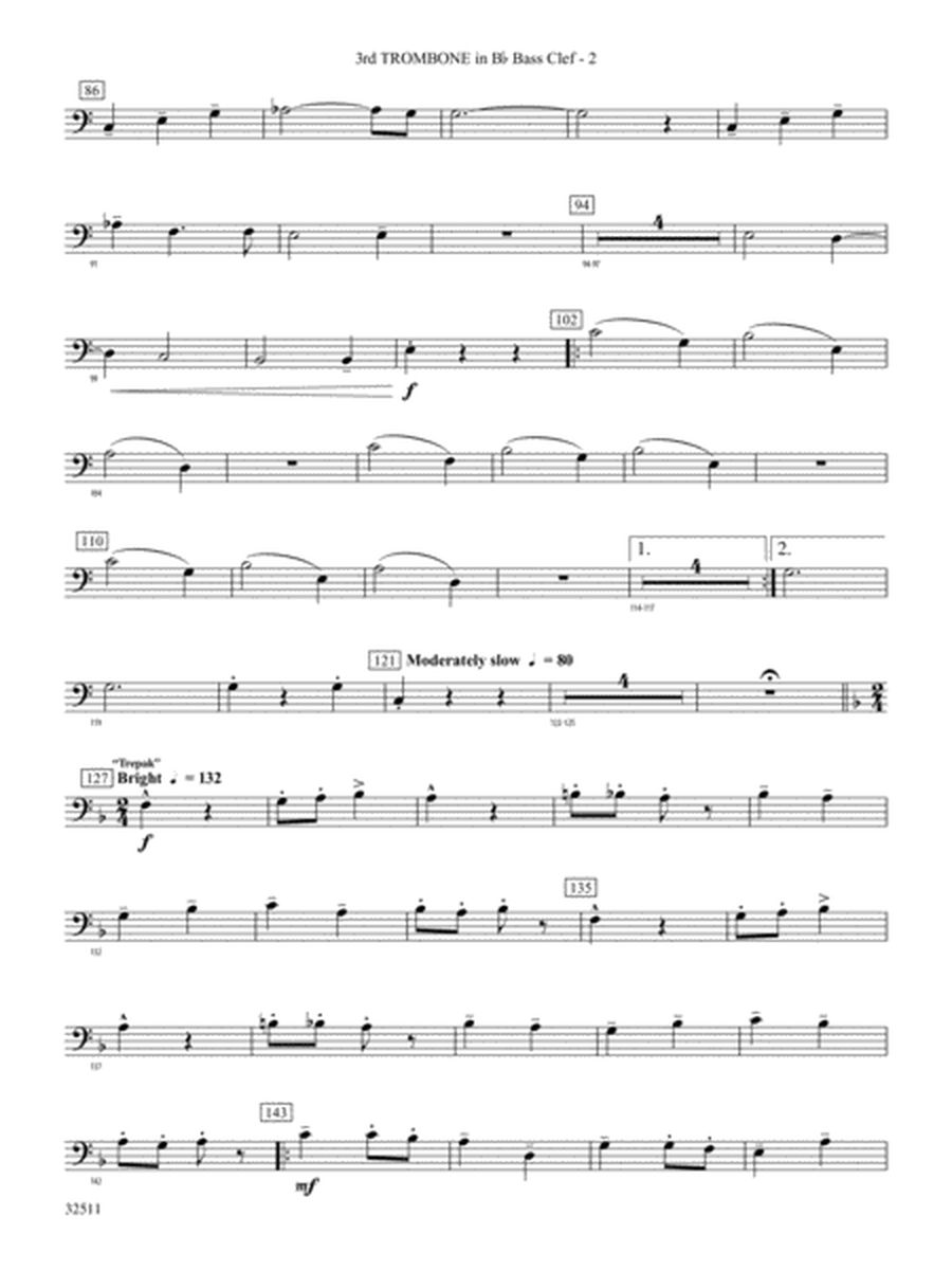 Scenes from The Nutcracker: (wp) 3rd B-flat Trombone B.C.