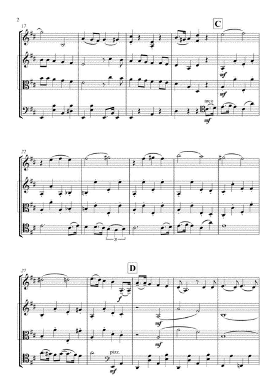 Let It Snow! Let It Snow! Let It Snow! String Trio scores gallery preview page 2