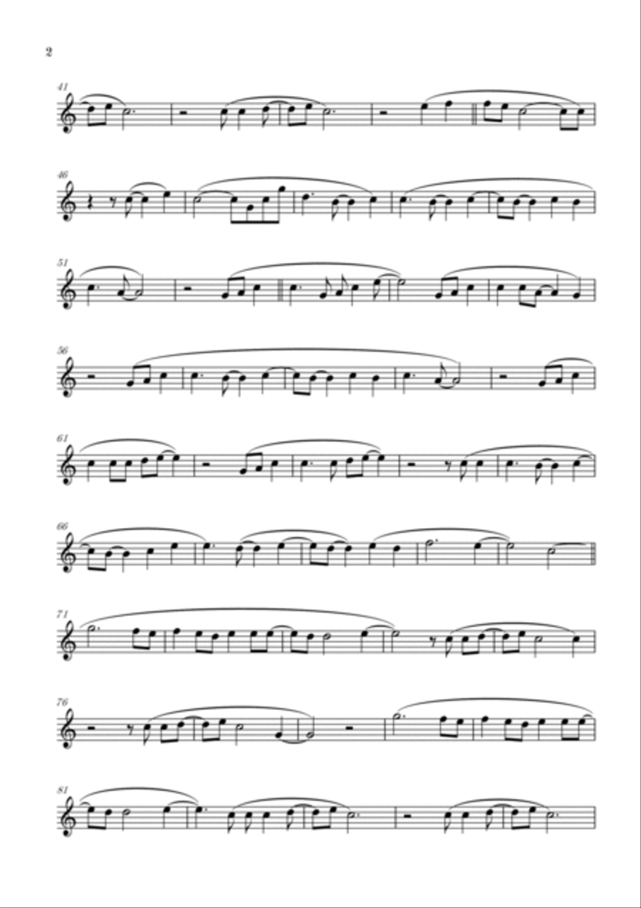 Easy On Me Oboe Solo scores gallery preview page 2