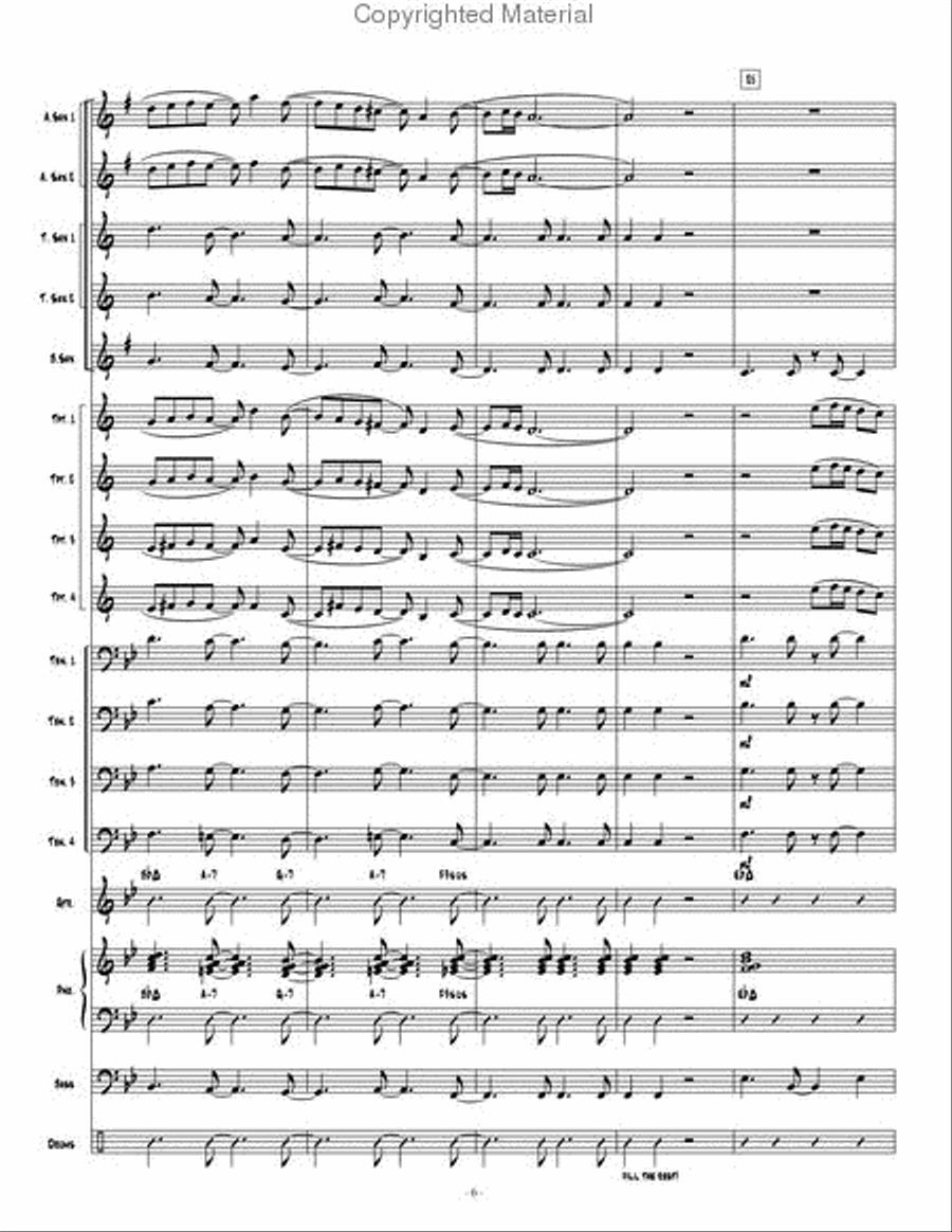 Skyline Bossa Jazz Ensemble scores gallery preview page 7
