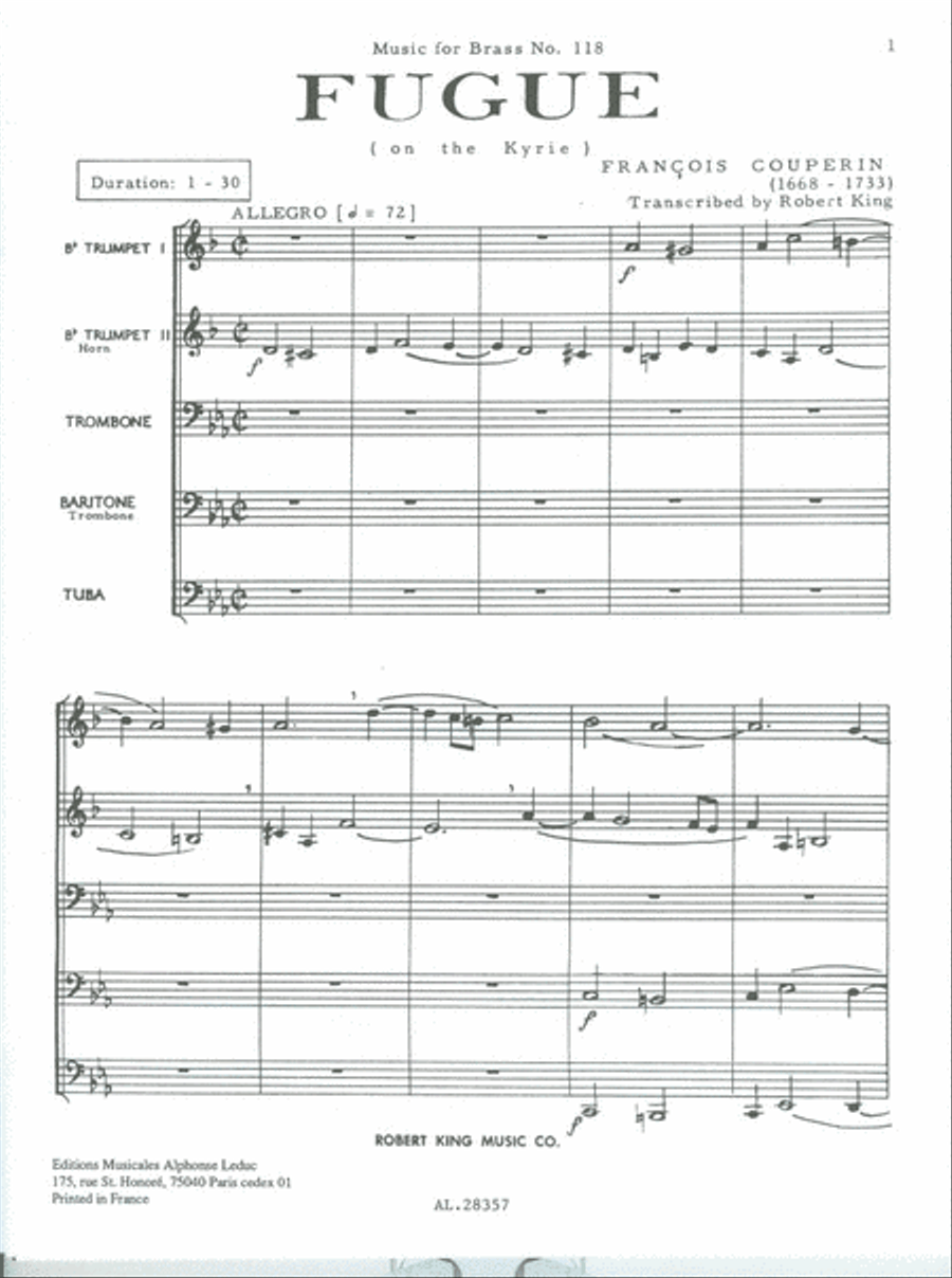 <br>Sheet music extract