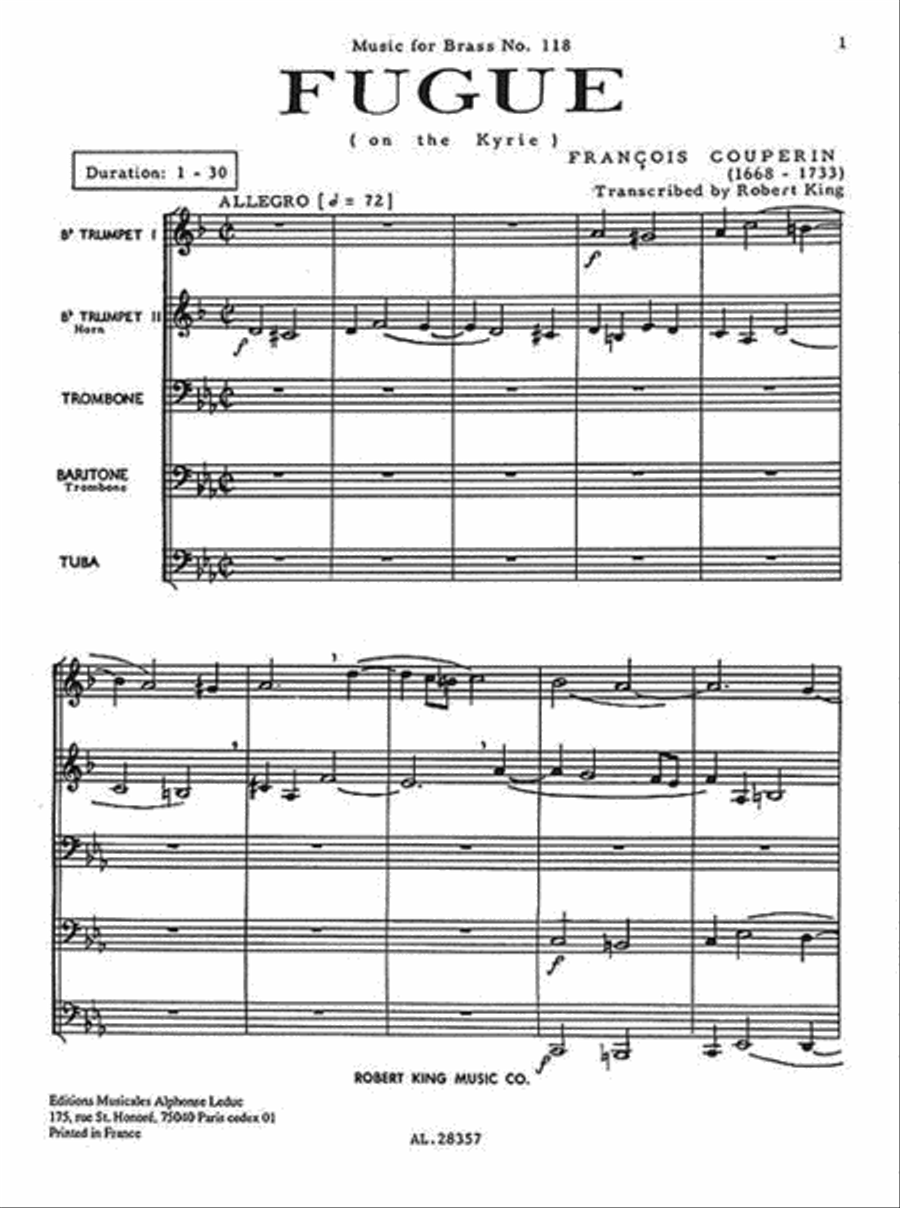 <br>Sheet music extract