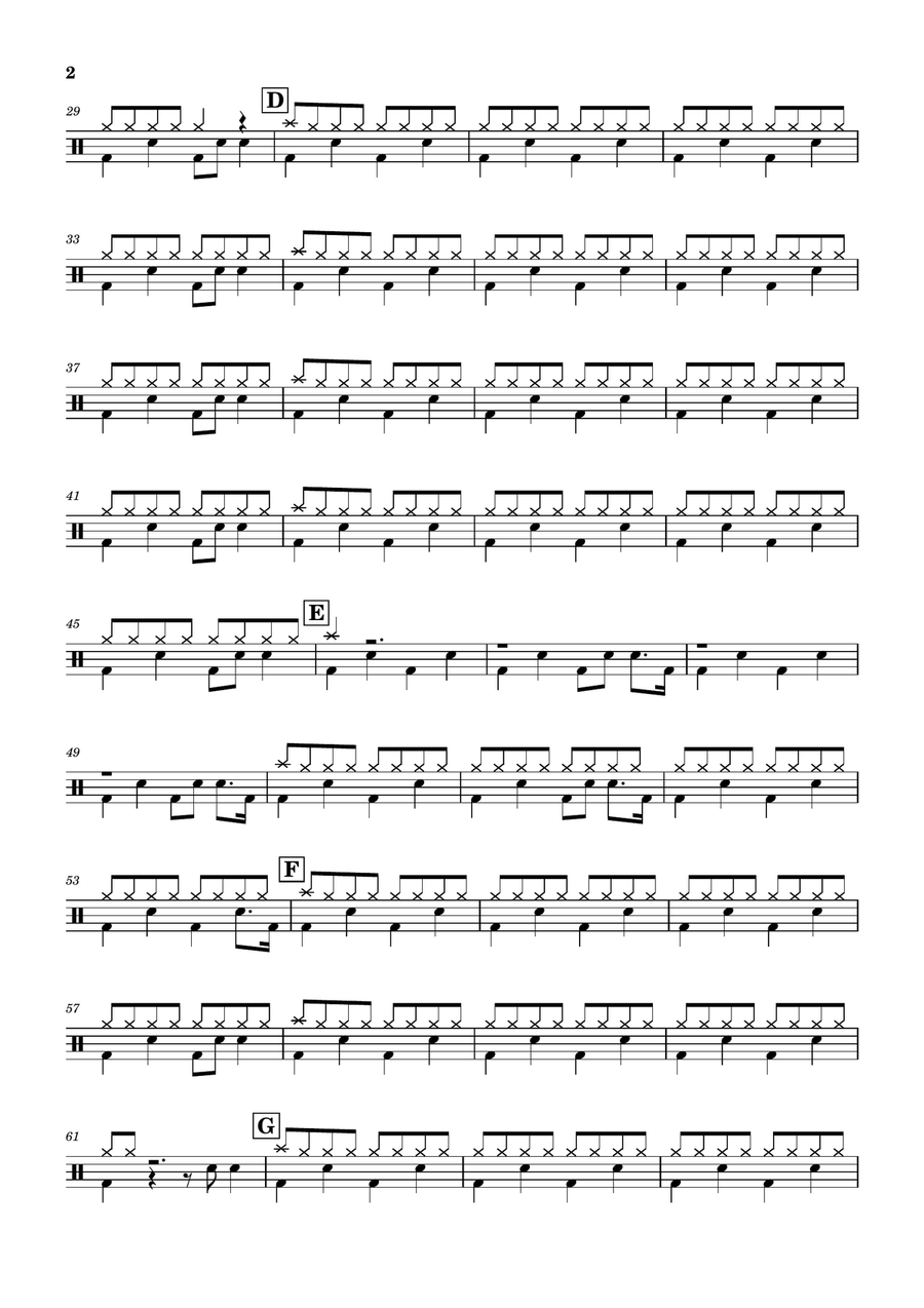 Men In Black Drum Set scores gallery preview page 2