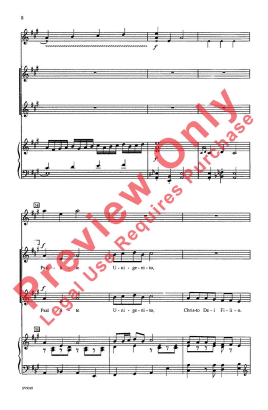 Psallite (Sing) 2-Part scores gallery preview page 8