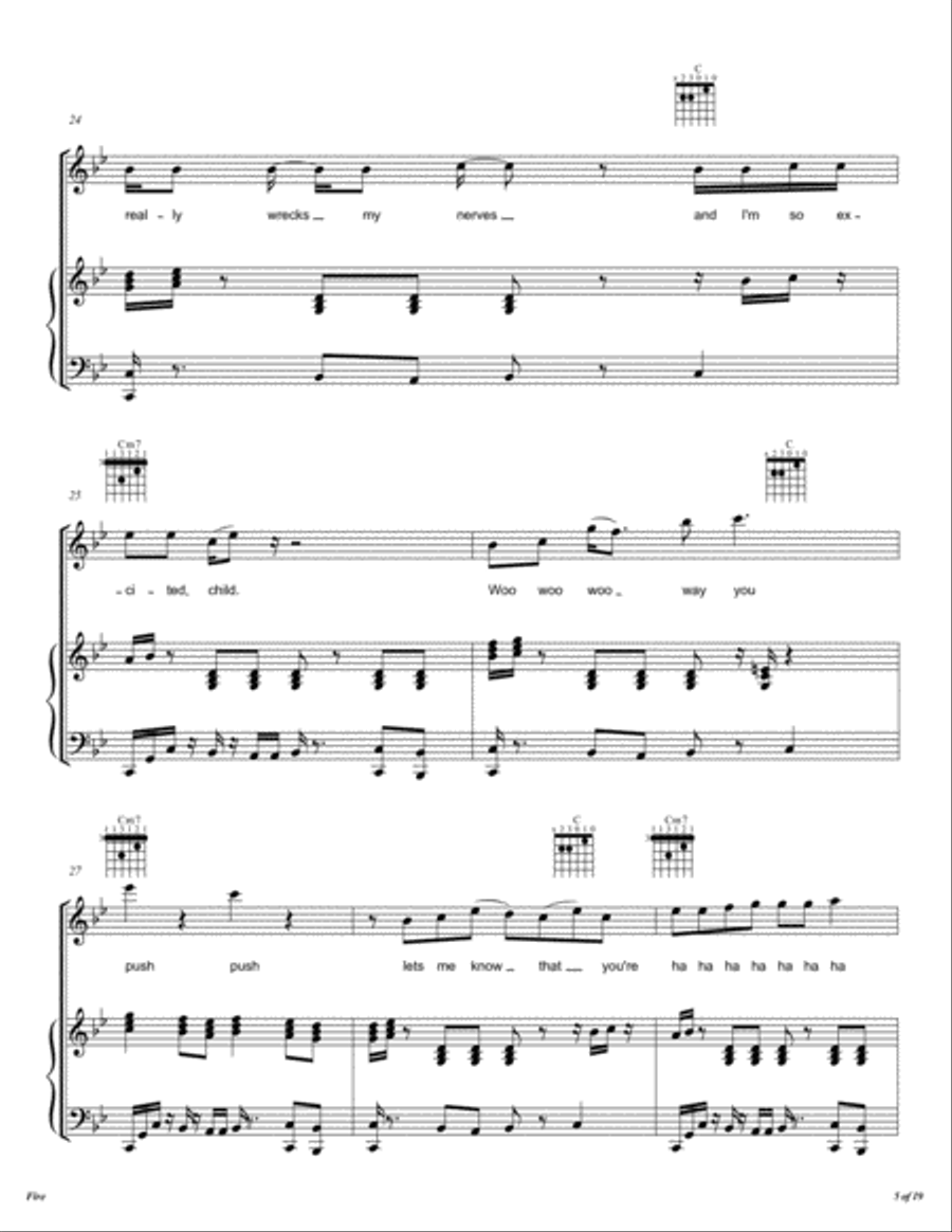 Fire Fire Voice scores gallery preview page 6