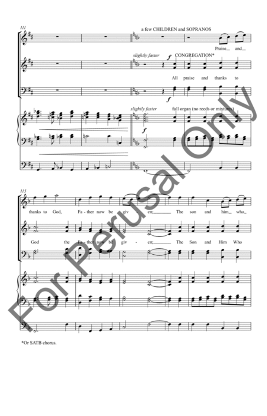 A Festive Thanks A Festive Thanks 4-Part scores gallery preview page 12