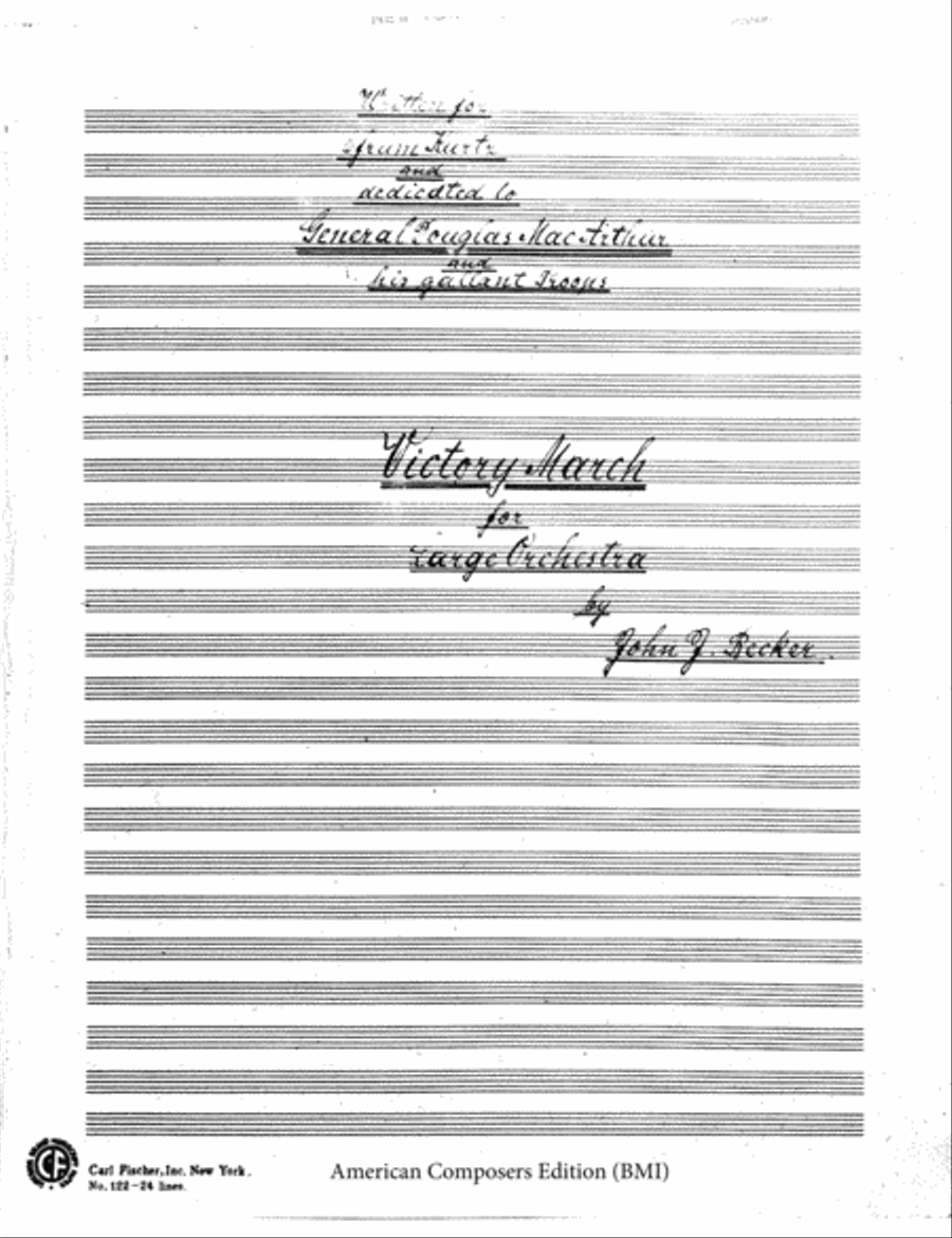[Becker] Victory March Full Orchestra scores gallery preview page 3