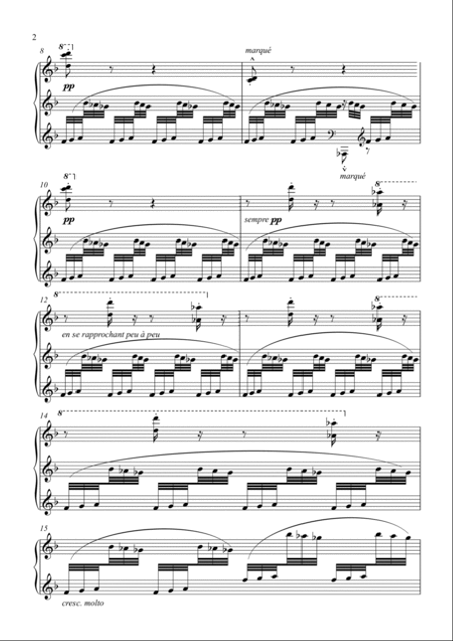 Debussy-Feux d'artifice for piano solo Piano Solo scores gallery preview page 3
