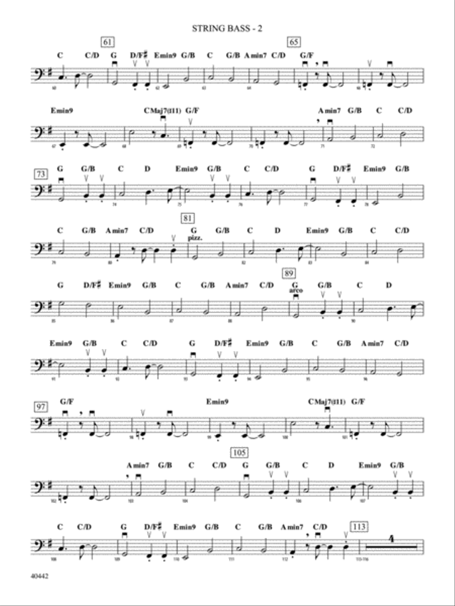Cascade: String Bass String Orchestra scores gallery preview page 2