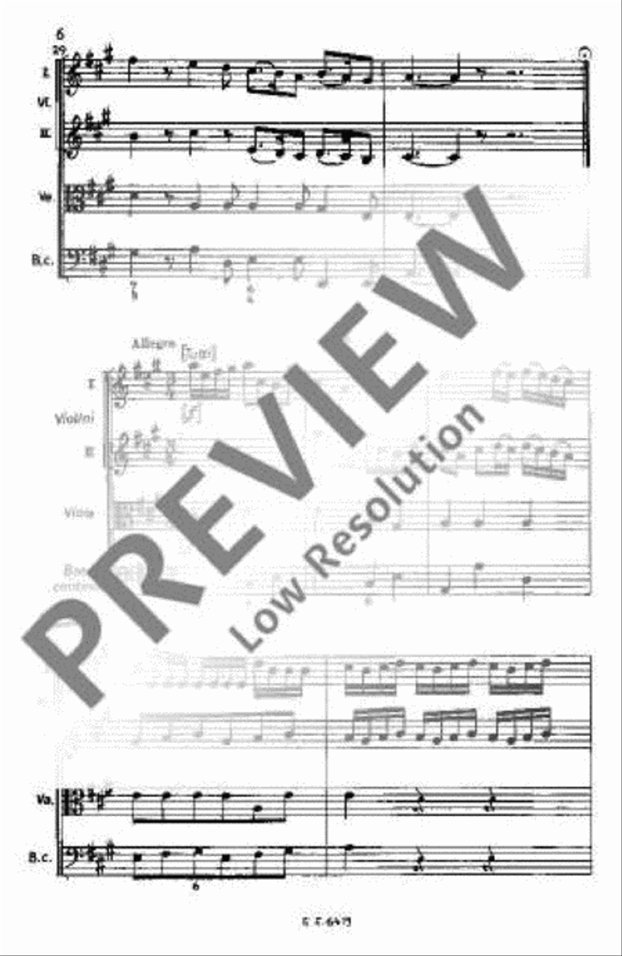Concerto A major Piano and Keyboard scores gallery preview page 11