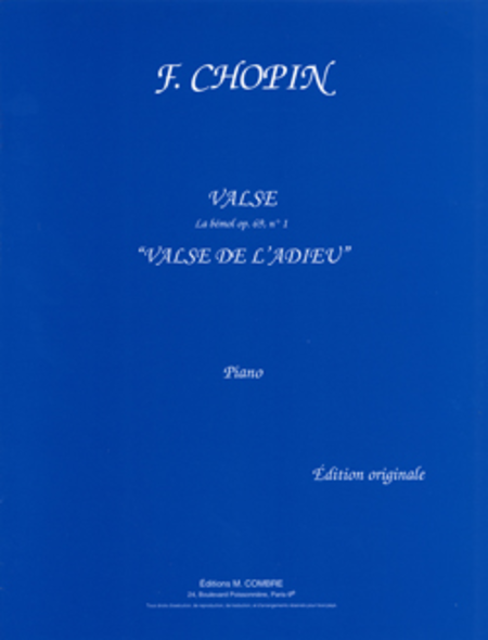 Valse Op.69, No. 1 L
