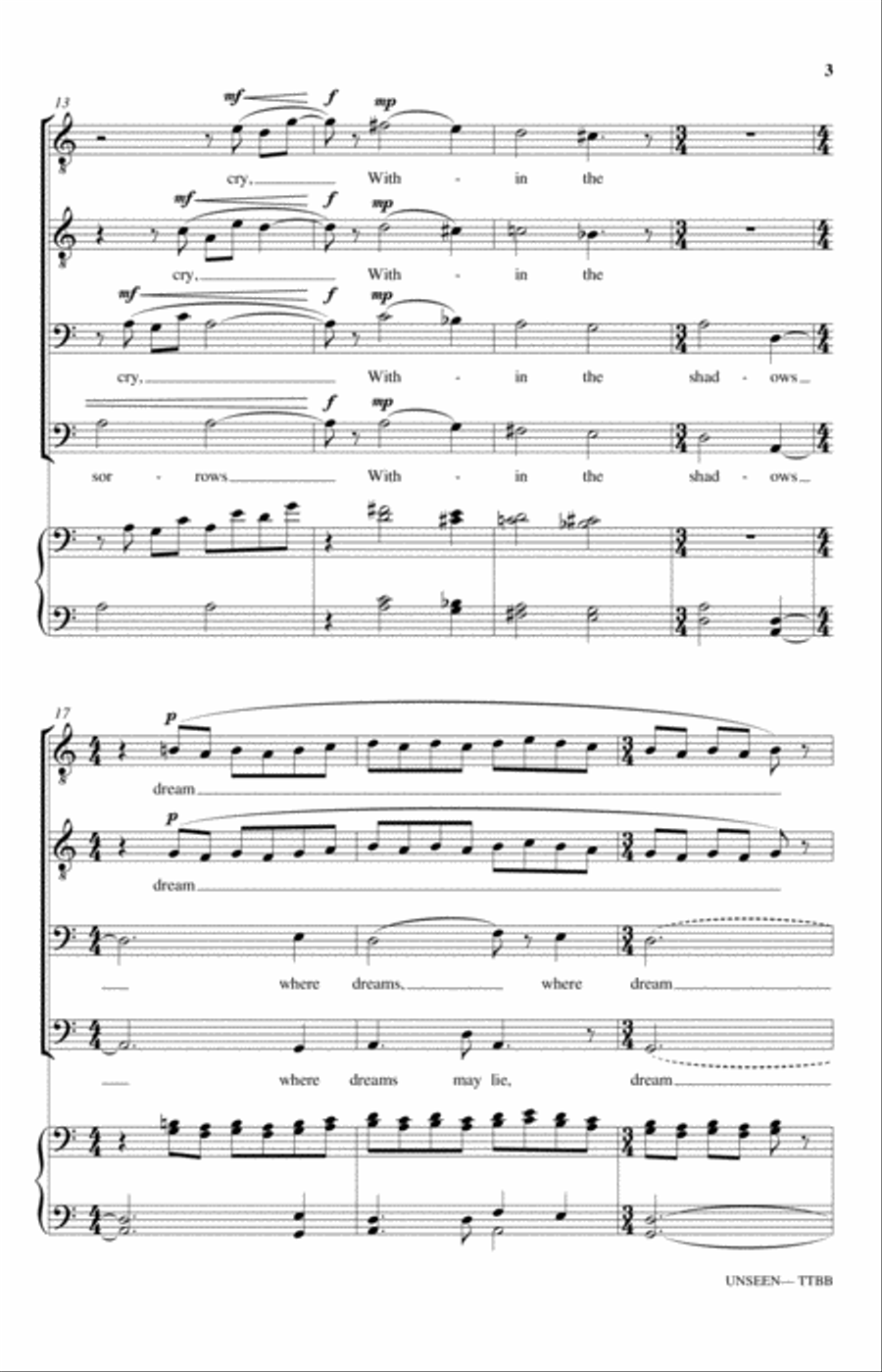 Unseen Unseen TTBB scores gallery preview page 3