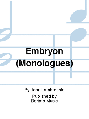 Embryon (Monologues)