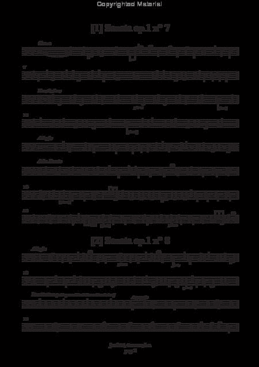 4 Sonate (Bologna, s.a.; Modena, 1697) Cello Solo scores gallery preview page 4
