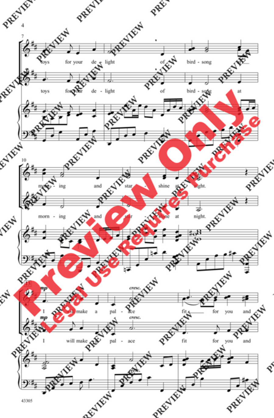 And This Shall Be for Music Women's Choir scores gallery preview page 3