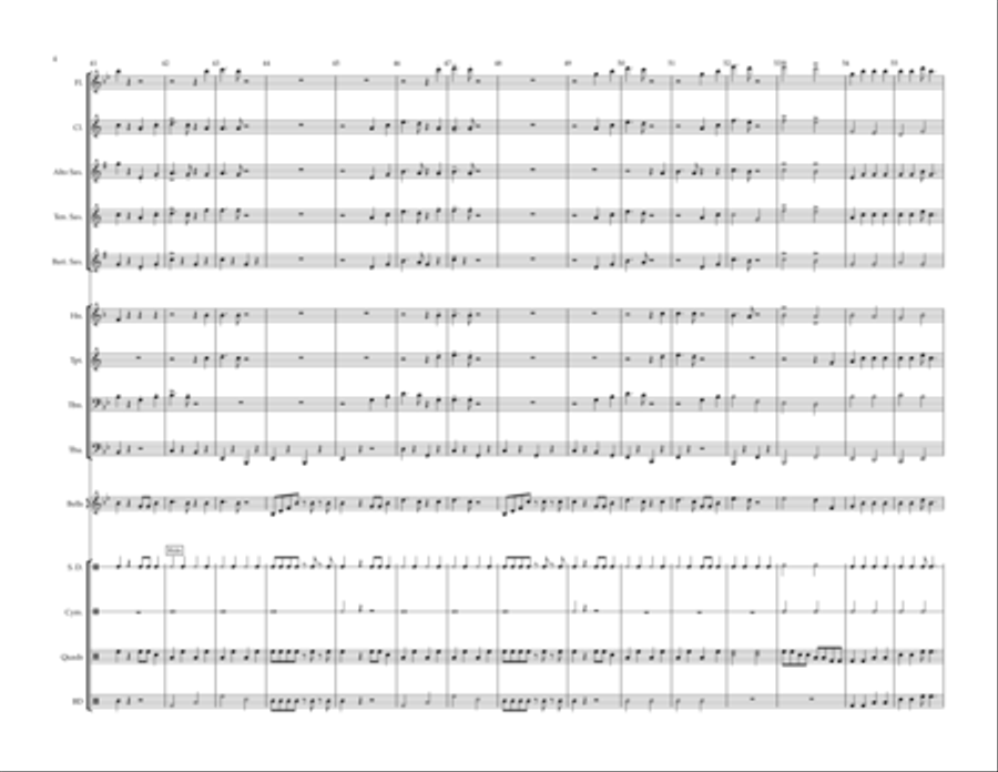 I Just Can't Wait To Be King Marching Band scores gallery preview page 4