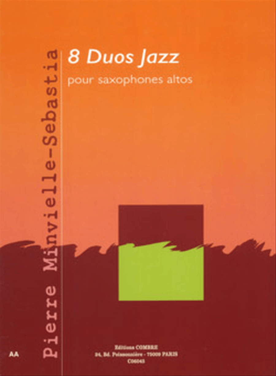 Duos jazz (8) Alto Saxophone scores gallery preview page 1