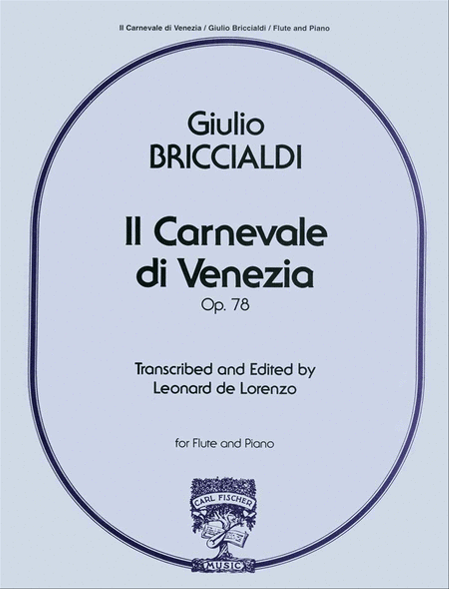 Il Carnevale Di Venezia Flute Solo scores gallery preview page 1