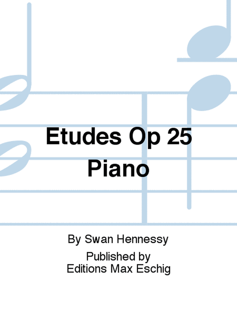 Etudes Op 25 Piano