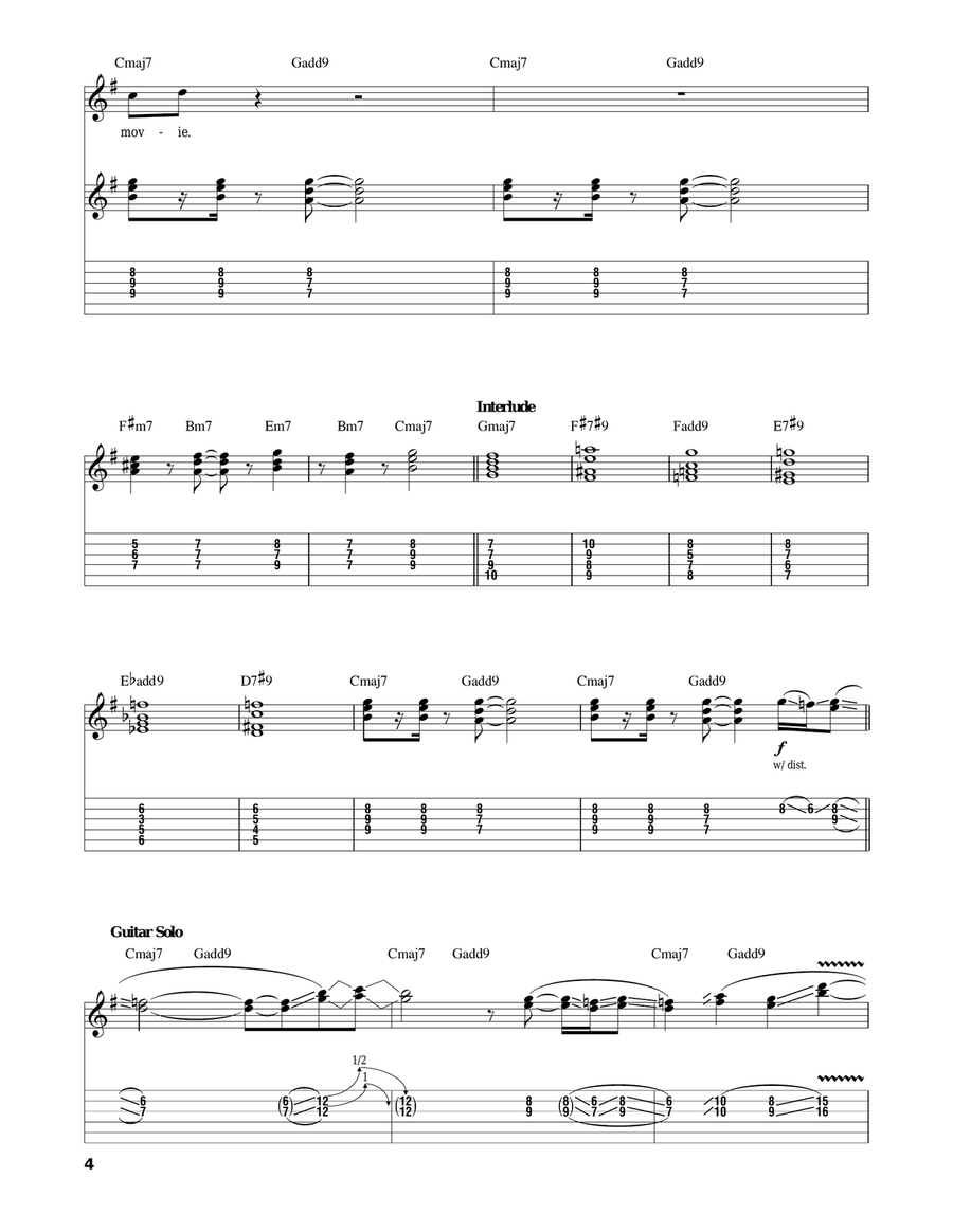 Peg Acoustic Guitar scores gallery preview page 4