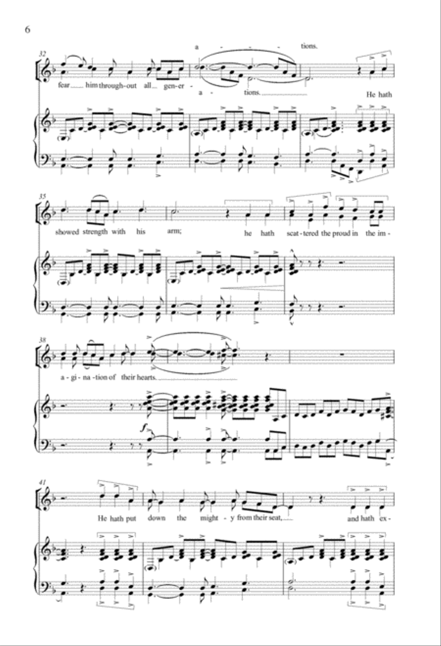 Magnificat and Nunc Dimittis SSA scores gallery preview page 4