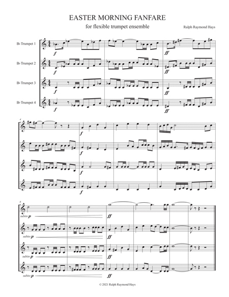 Easter Morning Fanfare (trumpet ensemble) image number null