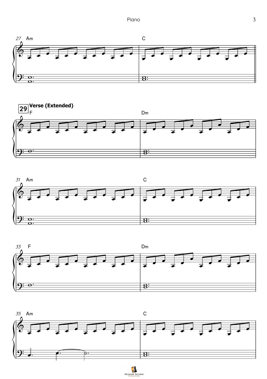 How Did It End? Violin Solo scores gallery preview page 6