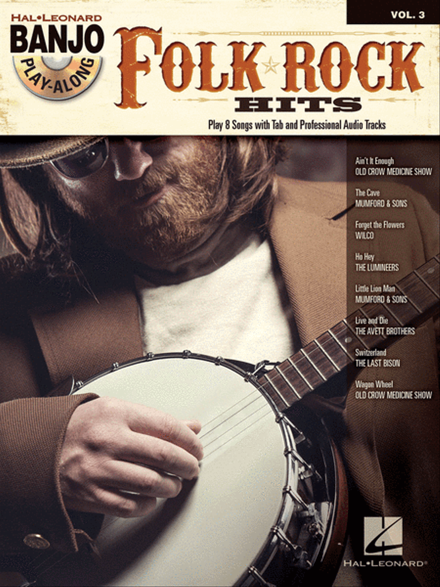 Folk/Rock Hits (Banjo Play-Along Volume 3)